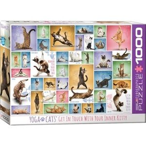 Yoga Cats Eurographics 1000 Piece Jigsaw Puzzle